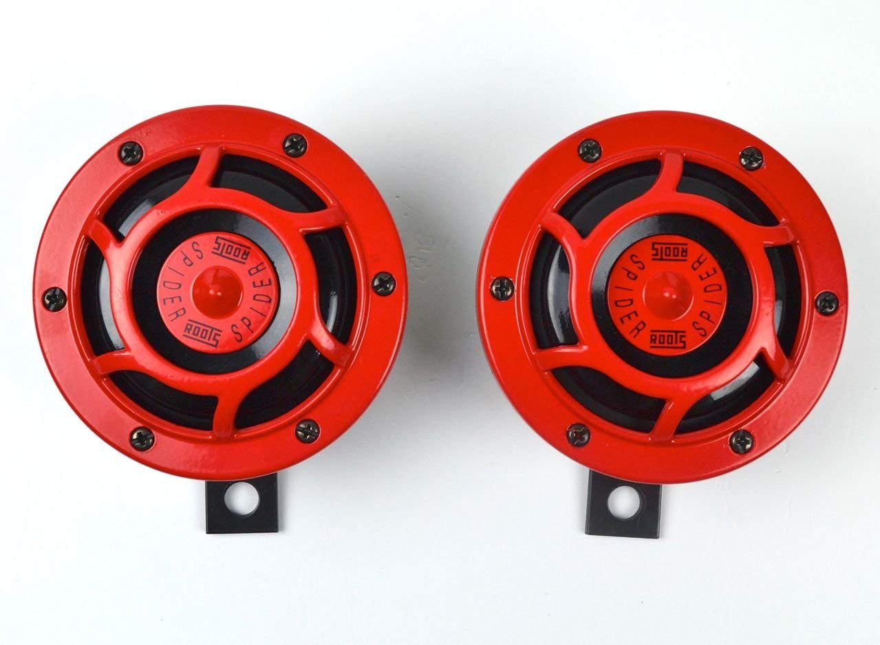 Roots Spider Horn Pair (12V, Red) MotrParts