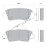 KBX Hyundai Accent Front Brake Pad