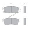 KBX Maruti Eeco Front Brake Pad