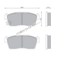 KBX Maruti Eeco Front Brake Pad