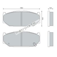 Super Circle Maruti Swift Dzire Front Brake Pad