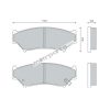 Super Circle Maruti Vitara Brezza Front Brake Pad