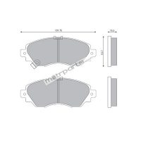 Super Circle Honda City Front Brake Pad Type 5