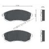 Super Circle Maruti Sx4 Front Brake Pad C4956