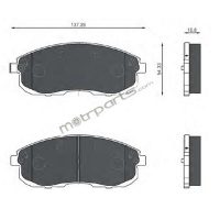 Super Circle Maruti Sx4 Front Brake Pad C4956