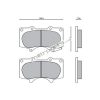 Super Circle Toyota Fortuner Front Brake Pad