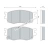 Super Circle Hyundai Verna Front Brake Pad