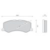Super Circle Maruti 1000cc Front Brake Pad