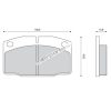 Super Circle Opel Corsa Front Brake Pad