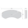 Super Circle Mitsubishi Pajero Front Brake Pad Set, Super Circle Mitsubishi Pajero Rear Brake Pad