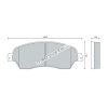 KBX Mahindra Scorpio Front Brake Pad