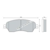 KBX Mahindra Scorpio Front Brake Pad