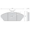 Super Circle Tata Sumo Grande Front Brake Pad Set