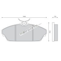 Super Circle Tata Sumo Grande Front Brake Pad Set