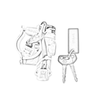 Genuine Mahindra Bolero Ignition Switch Kit