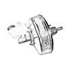 Brake Booster With TMC 0607AA0660N - Fits Mahindra Scorpio (Type 1, 2 & 3)