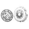 LUK Clutch Set (Clutch & Pressure Plate) 6223448090 - Fits Chevrolet Sail / Sail U-VA (Dsl)