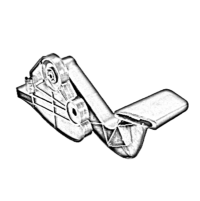 Bonnet Opener Handle - Fits Ford Figo
