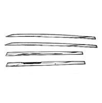 Rear Door Window Moulding (RH) AS6Z58255A62B - Fits Ford Figo