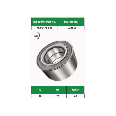 FAG Honda City Front Wheel Bearing Type 4
