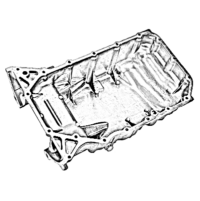 Oil Sump WE0110400B - Fits Ford Endeavour (Type 2)