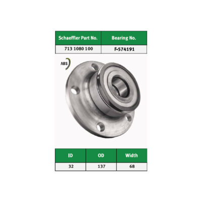 FAG Skoda Laura Rear Wheel Hub, FAG Volkswagen Jetta Rear Wheel Hub