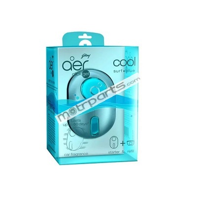 Godrej Aer Click Cool Surf Blue Car AC Vent Air Freshener