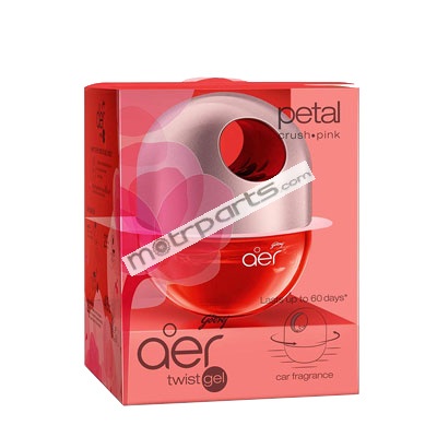 Godrej Aer Twist Pink Petal Crush Car Dashboard Air Freshener