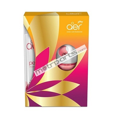 Godrej Gift Pack Pink Twist Pink Spray Dashboard Air Freshener
