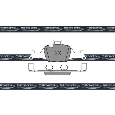 Meyle BMW 5-Series Rear Platinum Brake Pad 0252590018PD