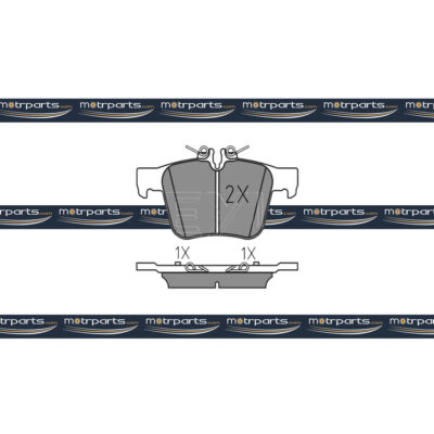 Meyle Mercedes Benz C-Class Rear Platinum Brake Pad