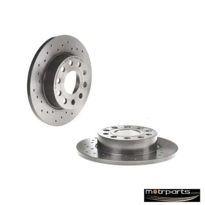 Brembo Skoda Laura Rear Disc Rotor Drilled Set