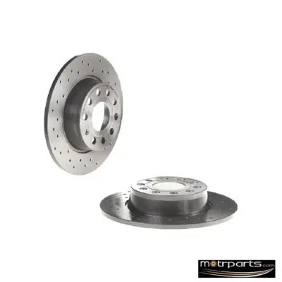 Brembo Skoda Yeti Rear Disc Rotor Drilled, Volkswagen Jetta