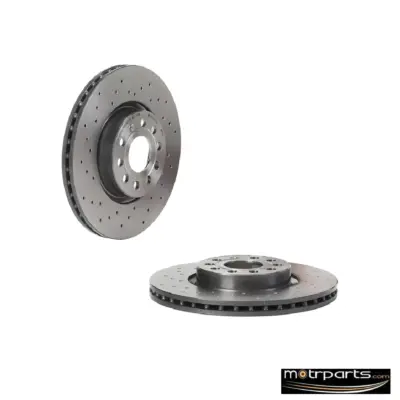 Brembo Skoda Superb Front Disc Rotor Drilled, Volkswagen Passat