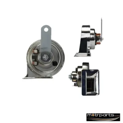 Hella Chrome Trumpet Horn (Set) - 007.728-883 - Image 2