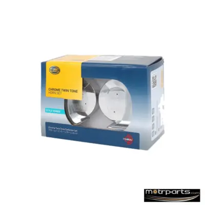 Hella Chrome Trumpet Horn (Set) - 007.728-883 - Image 3