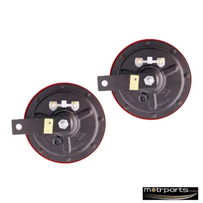 Hella Red Grill Horn (Set) - 003.399-842 - Image 2
