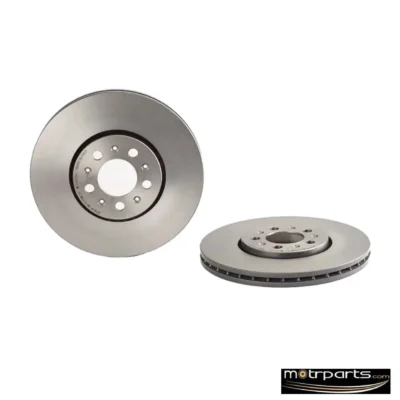 Brembo Front Disc Rotor Vented Type Set 09701021 for VW Ameo, Polo, Vento