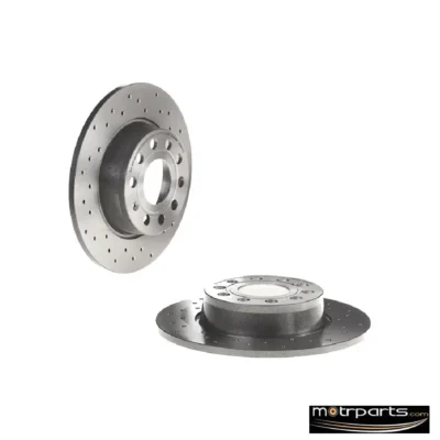 Brembo Rear Disc Rotor Drilled Type Set 08.B413.1X for VW Jetta