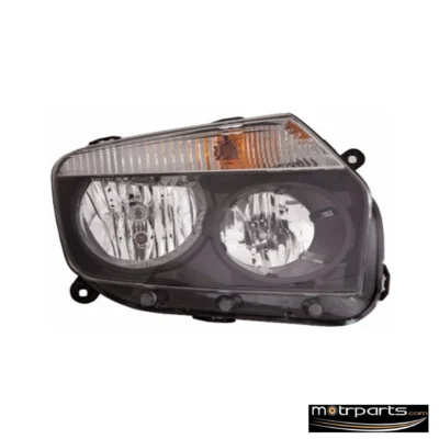 Head light Assy (Black) (RH) Fits Renault Duster