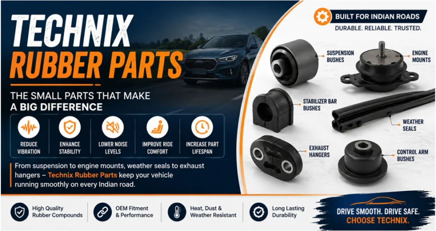 Why Technix Rubber Parts Are Essential for Long-Lasting Vehicle Performance 1 Technix Rubber Parts for Better Vehicle Performance