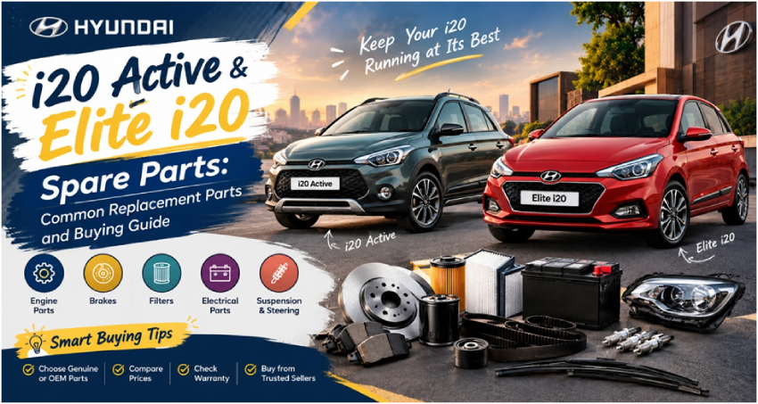 Hyundai i20 Active and Elite i20 spare parts: Common Replacement Parts and Buying Guide 2 Hyundai i20 Active and Elite i20 spare parts